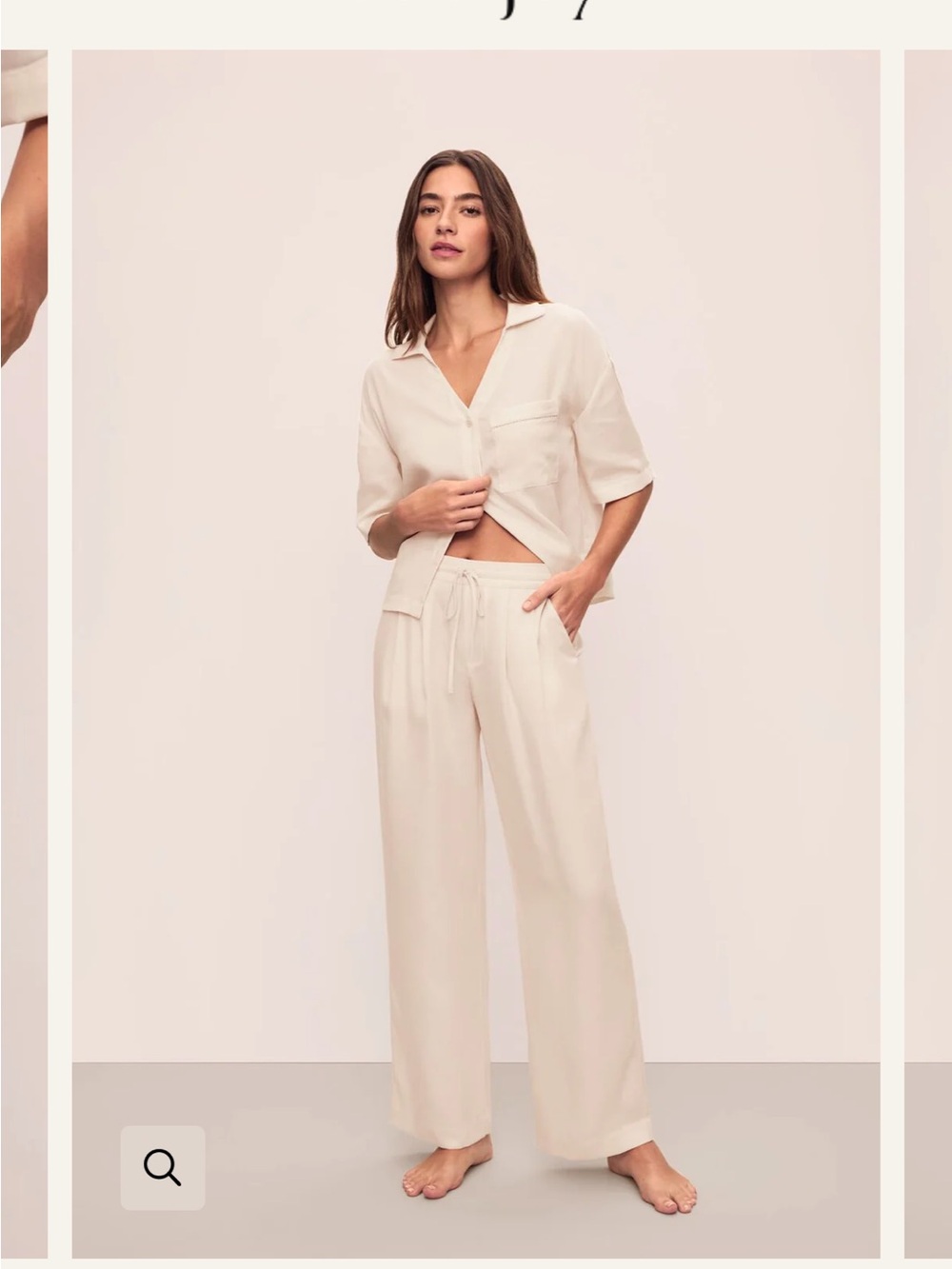 Eberjey Tencel Woven Relaxed Trouser and top (set)